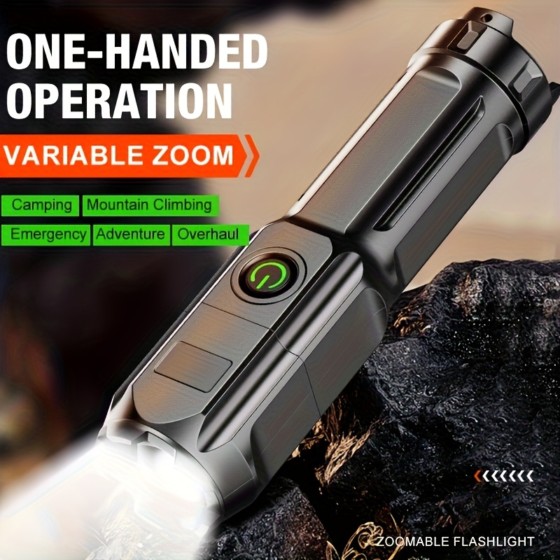 Battery Outdoor Camping - LED Camping Torch Flashlight High Power