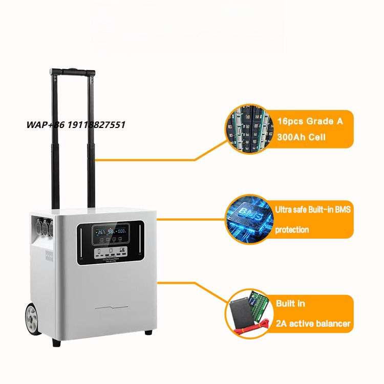Battery Outdoor Camping - EBOOM Portable Outdoor LiFePO4 Energy Storage
