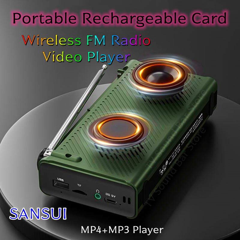 Outdoor Camping Videos - HIFI Stereo Bluetooth Speaker Portable Rechargeable