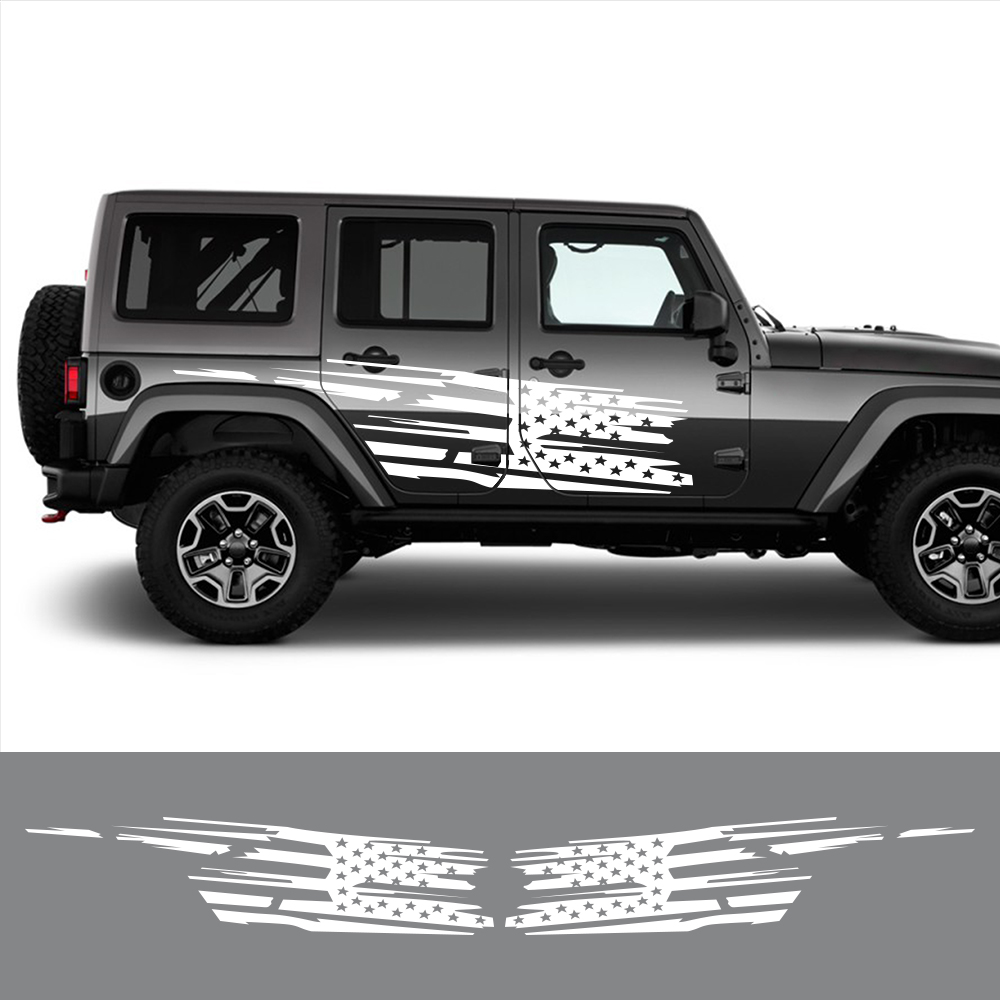 Outdoor Camping Jeep - Car Door Side Stickers For Jeep