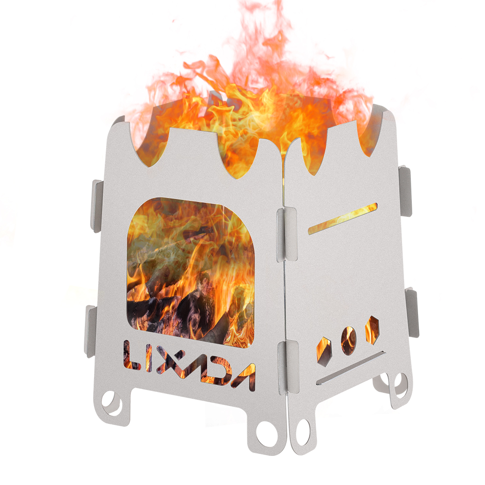 Lixada Titanium/Stainless stee - огляд і ціна Outdoor Camping Wood Stove