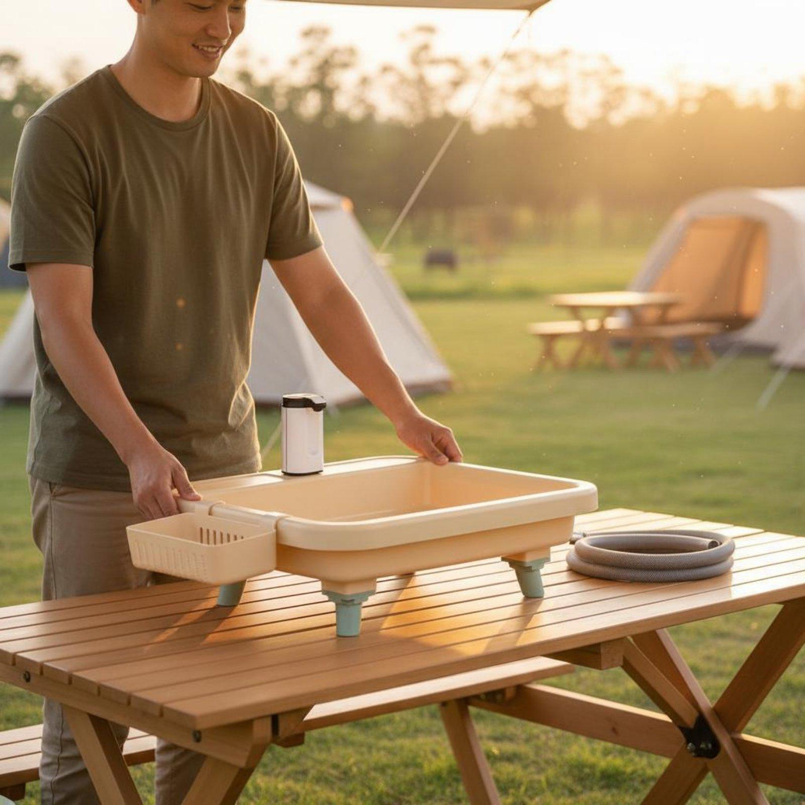 Portable Camping Sink with Bui - огляд і ціна Outdoor Camping Sink