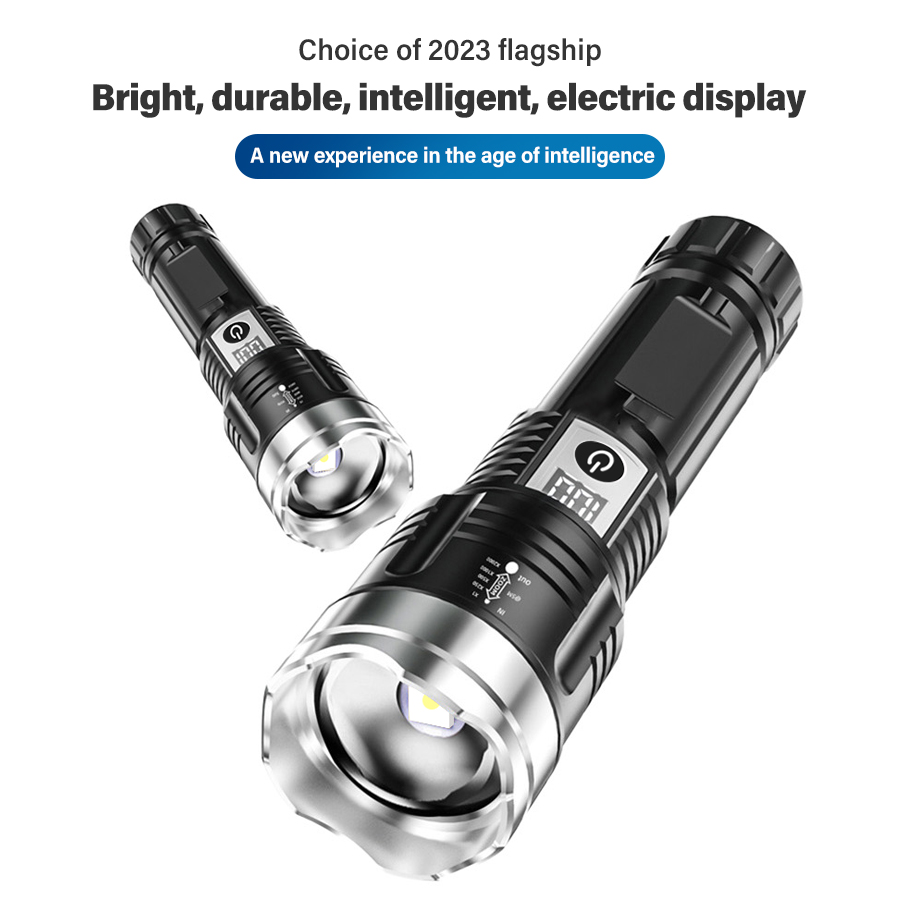 High Power 200000LM LED Flashl - огляд і ціна Battery Outdoor Camping