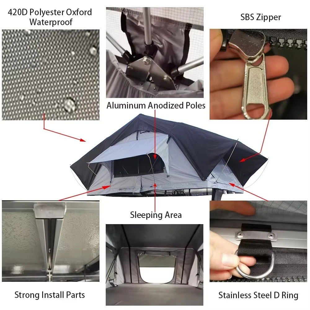 4X4 Suv Car Roof Top Tent Outd - огляд і ціна Outdoor Camping Tents For Sale