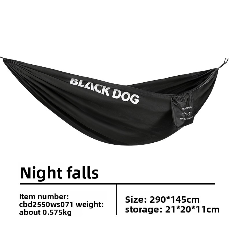 Black Dog Solid Color Parachut - огляд і ціна Outdoor Camping Hammock