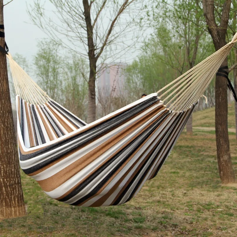 Canvas No Wooden Stick Hammock - огляд і ціна Outdoor Camping Hammock