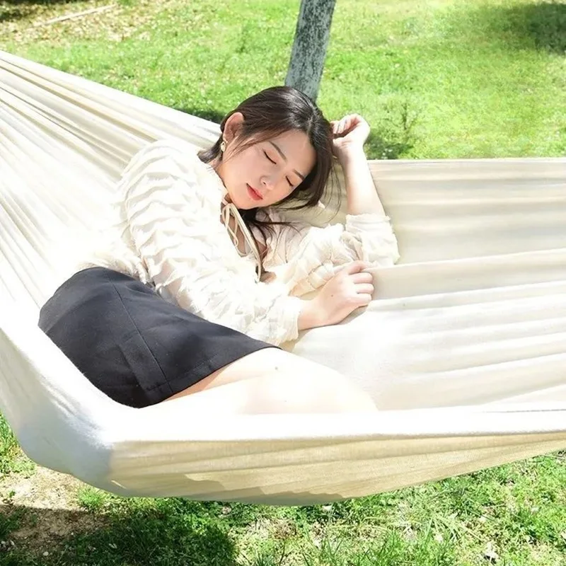 Canvas No Wooden Stick Hammock - огляд і ціна Outdoor Camping Hammock