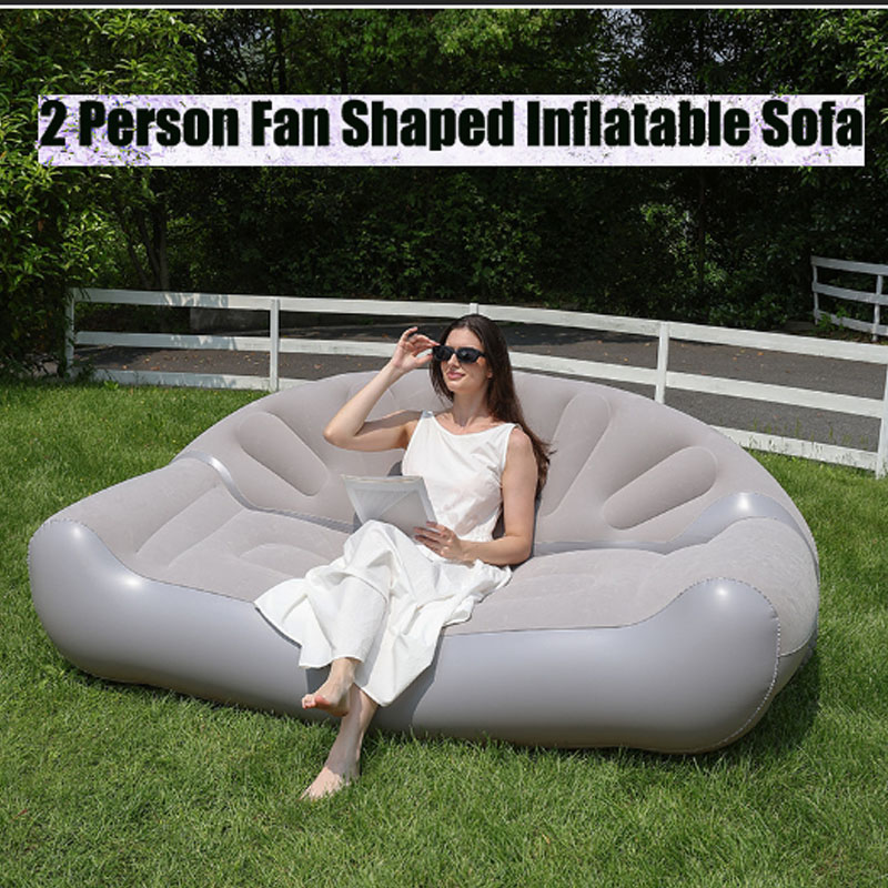 Fan Shaped Inflatable Sofa 2 P - огляд і ціна Outdoor Camping Lounge Chairs