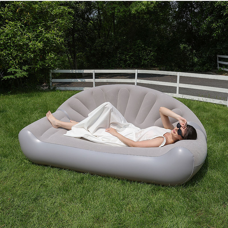 Fan Shaped Inflatable Sofa 2 P - огляд і ціна Outdoor Camping Lounge Chairs