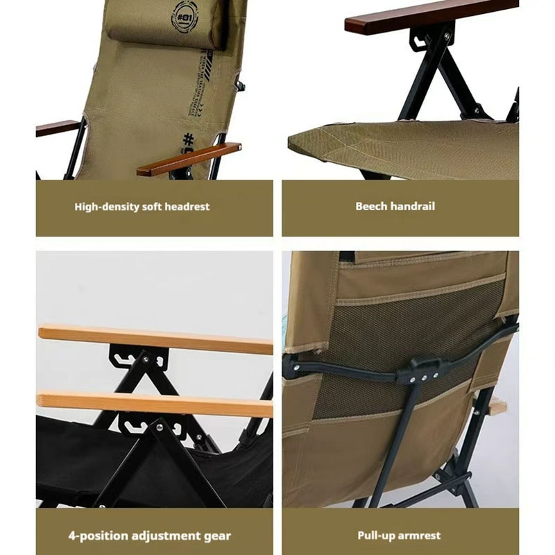 Folding High Back Beach Campin - огляд і ціна Outdoor Camping Lounge Chairs