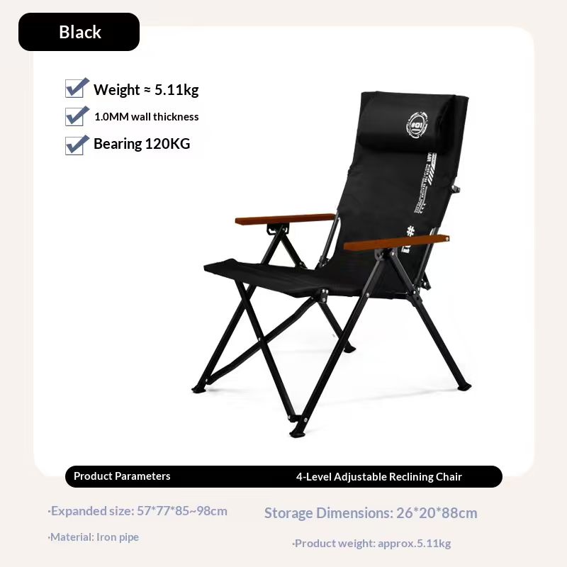 Folding High Back Beach Campin - огляд і ціна Outdoor Camping Lounge Chairs