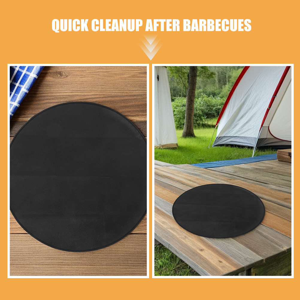 Round Fireproof Bbq Mat 24 Inc - огляд і ціна Outdoor Camping Decke