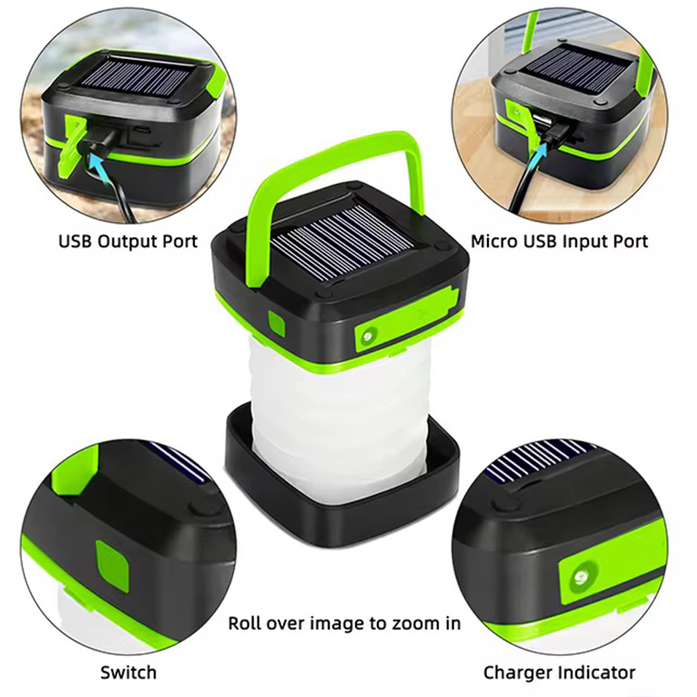 Black Rechargeable Solar Campi - огляд і ціна Camping Solar Lantern