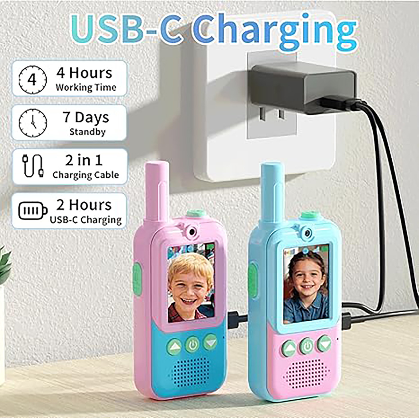 Rechargeable Kids Video Walkie - огляд і ціна Outdoor Camping Videos