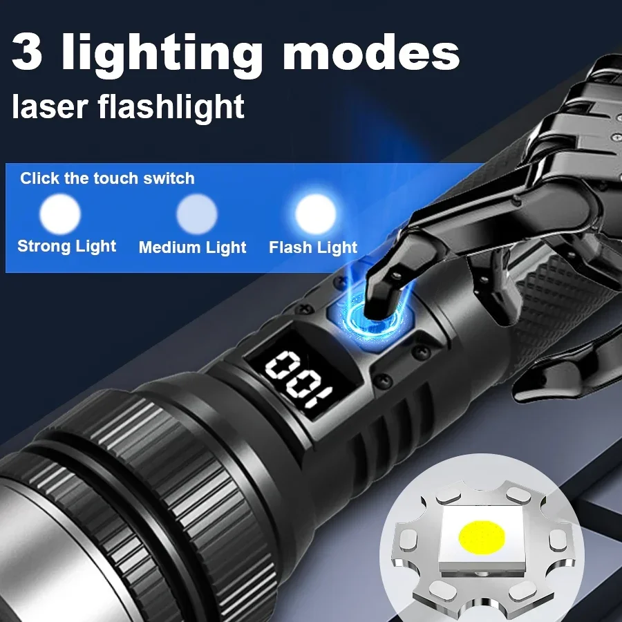 Ultra-Bright Rechargeable Flas - огляд і ціна Outdoor Camping And Fishing