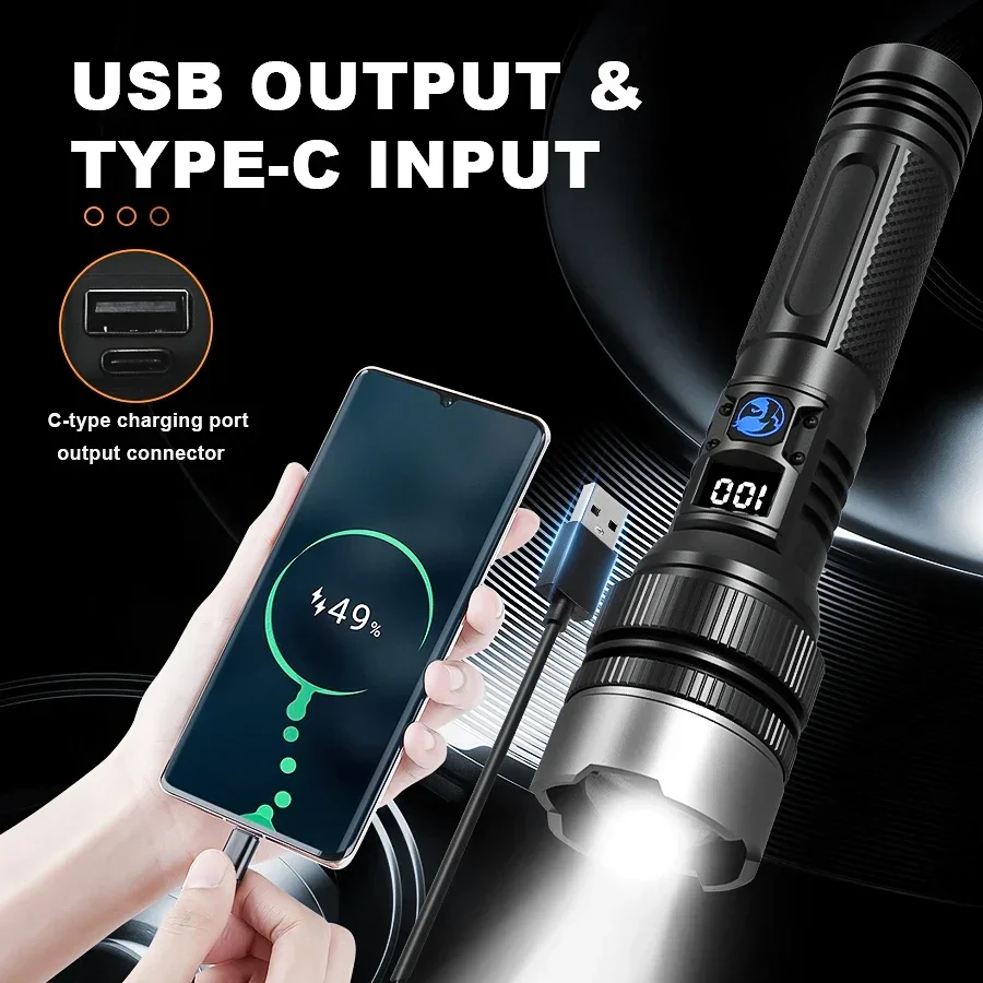 Ultra-Bright Rechargeable Flas - огляд і ціна Outdoor Camping And Fishing