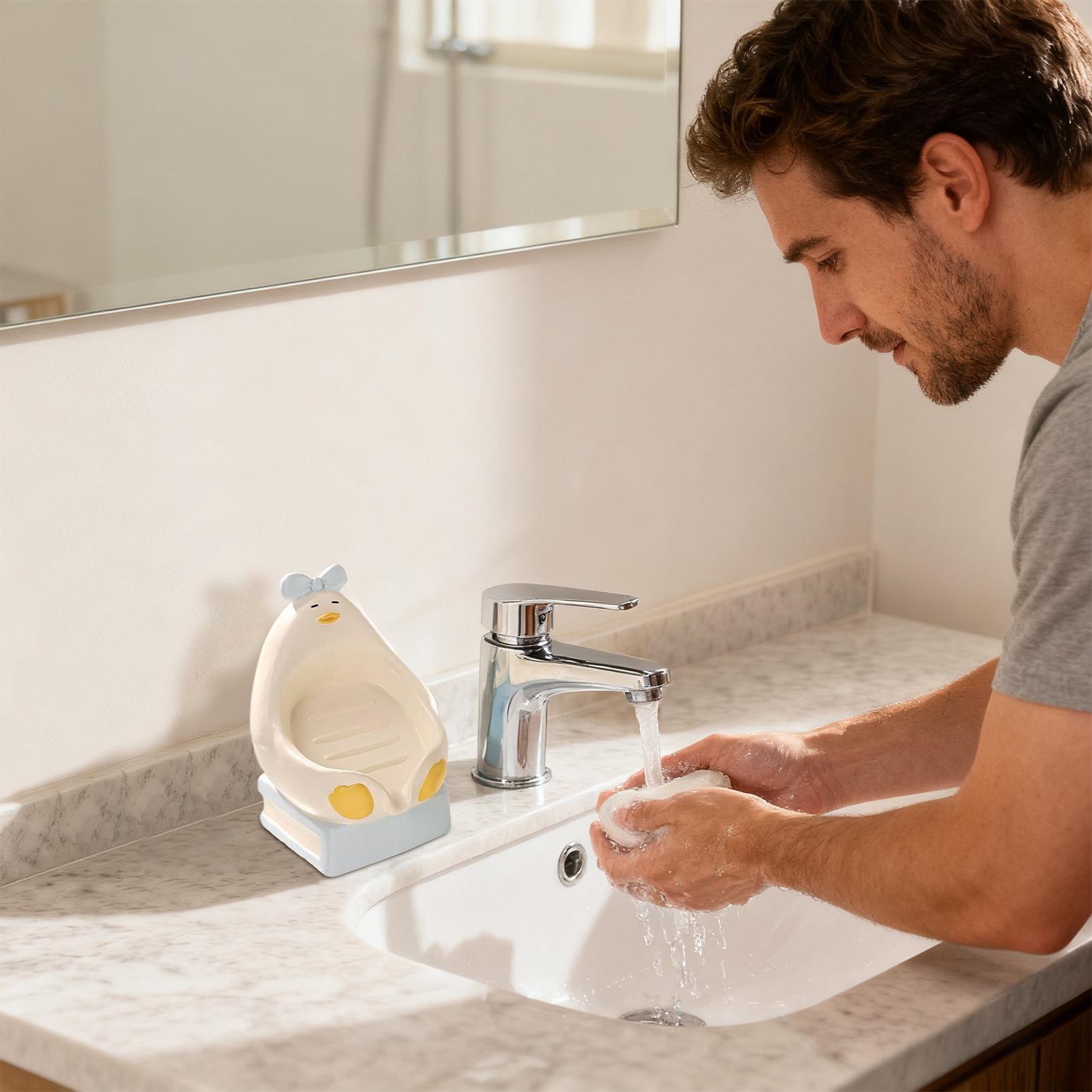 Soap Dish Ceramic Sitting Duck - огляд і ціна Outdoor Camping Sink