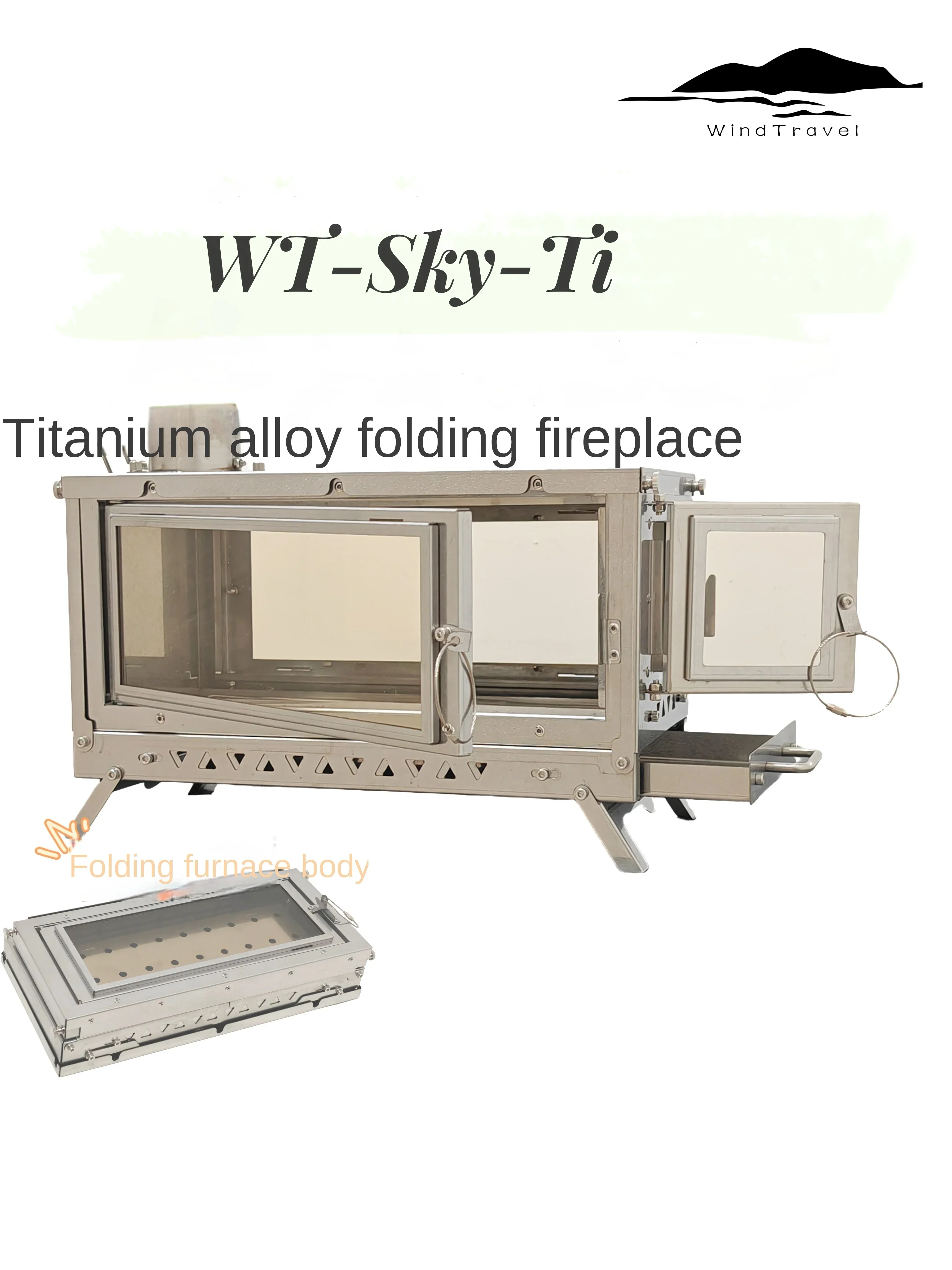 WT-Sky-Ti titanium alloy foldi - огляд і ціна Outdoor Camping Sink