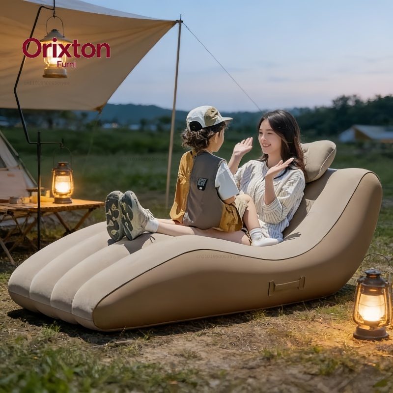 Outdoor Portable Self Inflatin - огляд і ціна Outdoor Camping Lounge Chairs