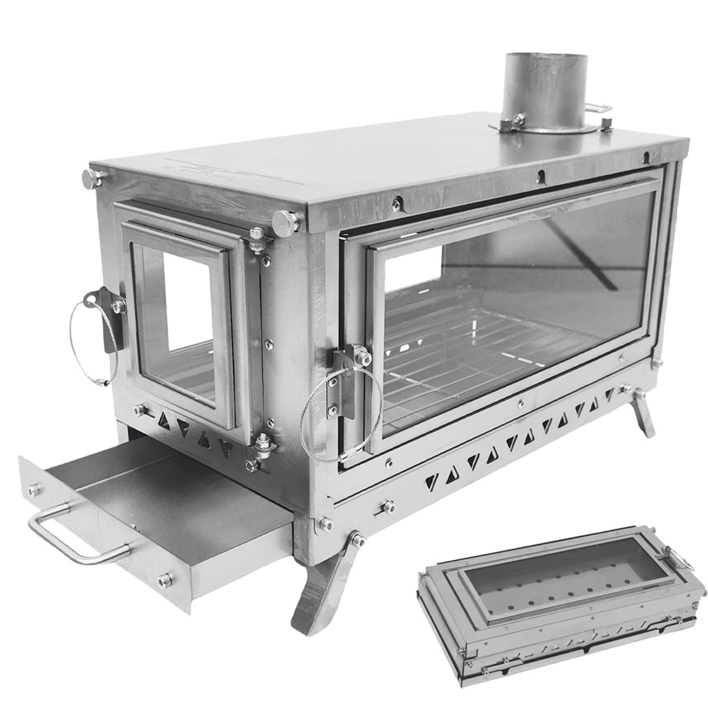 DANCHEL T3 Titanium Tent Stove - огляд і ціна Outdoor Camping Wood Burning Stove