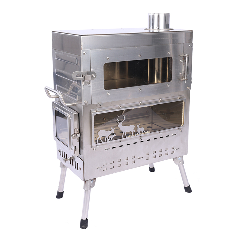 Premium Stainless Steel Wood B - огляд і ціна Outdoor Camping Wood Burning Stove