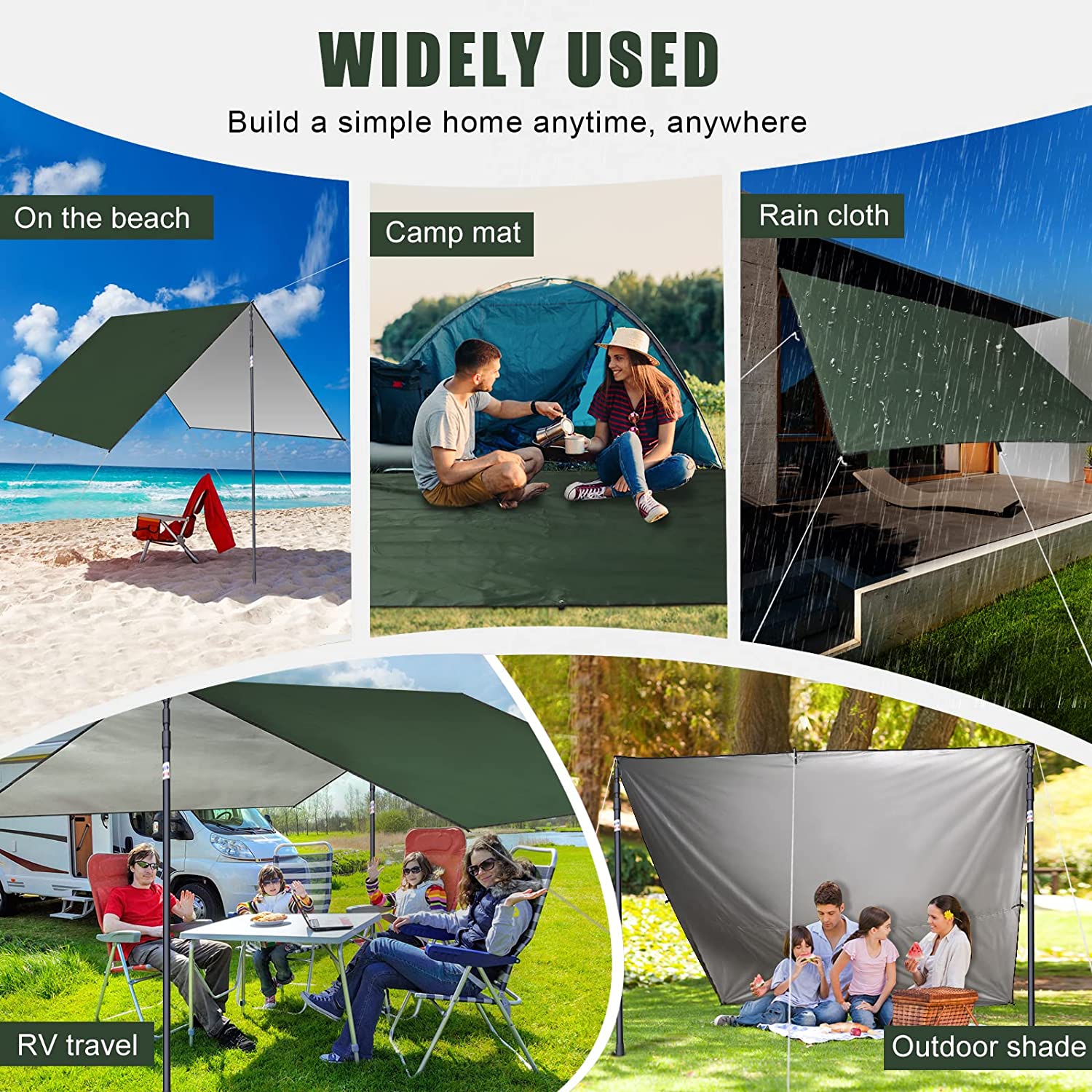 2026 Waterproof Camping Tarp,  - огляд і ціна Outdoor Camping Tents For Sale