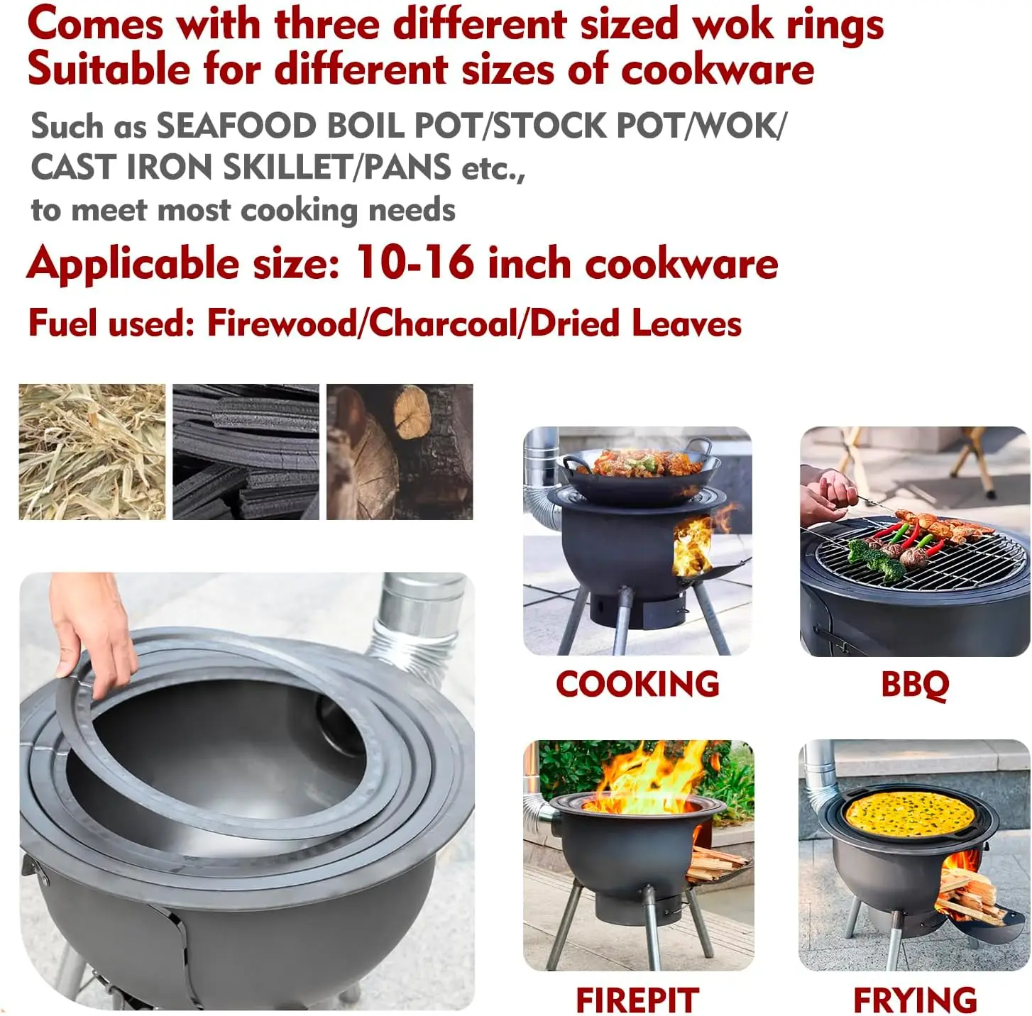 Multifunction Wood Burning Sto - огляд і ціна Outdoor Camping Wood Burning Stove