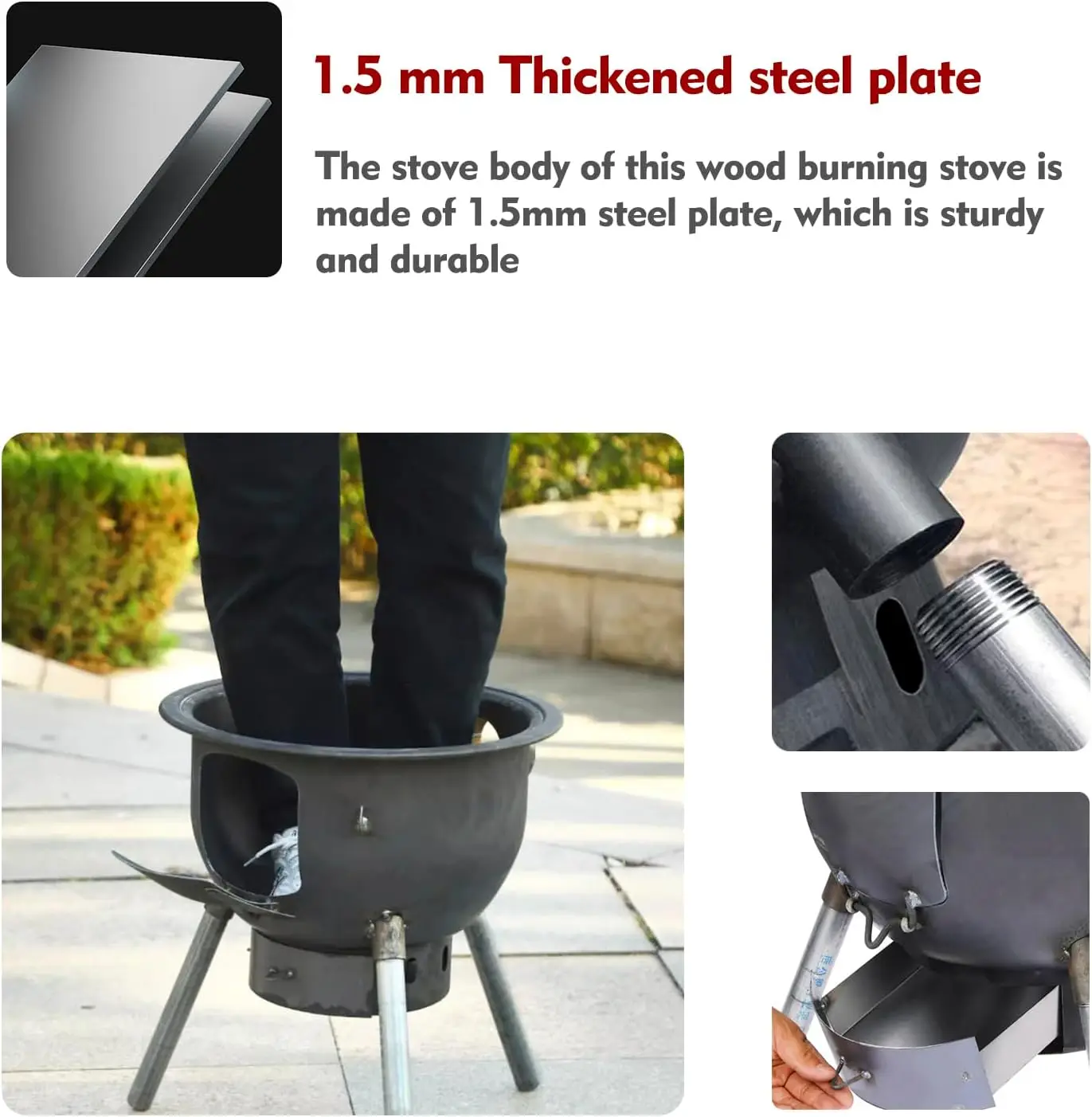 Multifunction Wood Burning Sto - огляд і ціна Outdoor Camping Wood Burning Stove