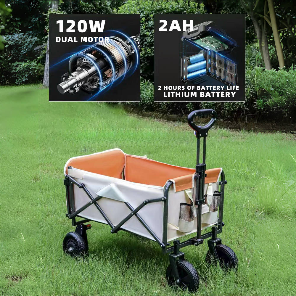 Electric Camping Wagon Cart Fo - огляд і ціна Outdoor Camping And Fishing