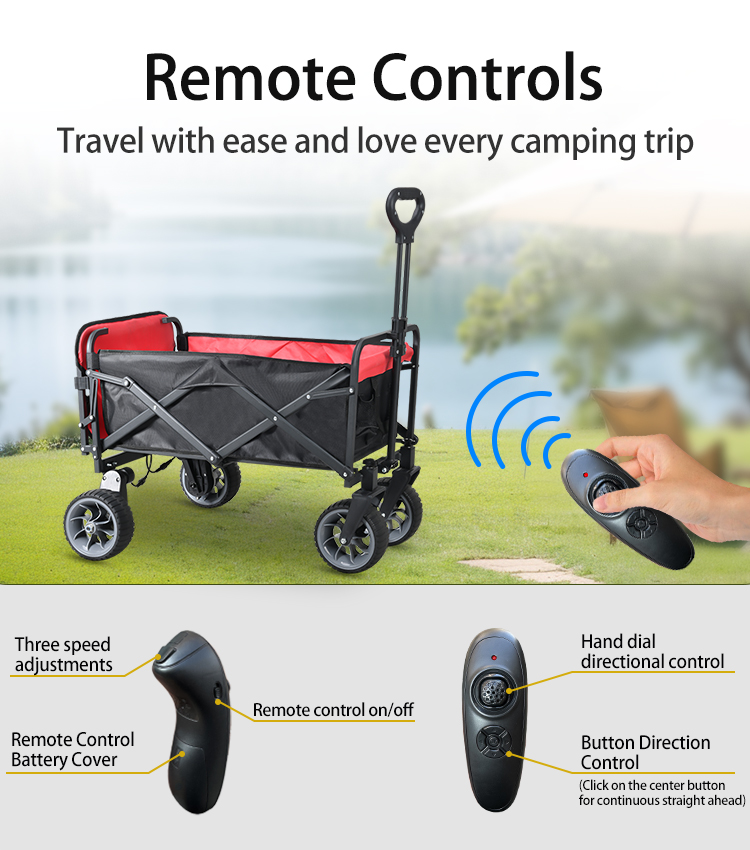 Electric Camping Wagon Cart Fo - огляд і ціна Outdoor Camping And Fishing