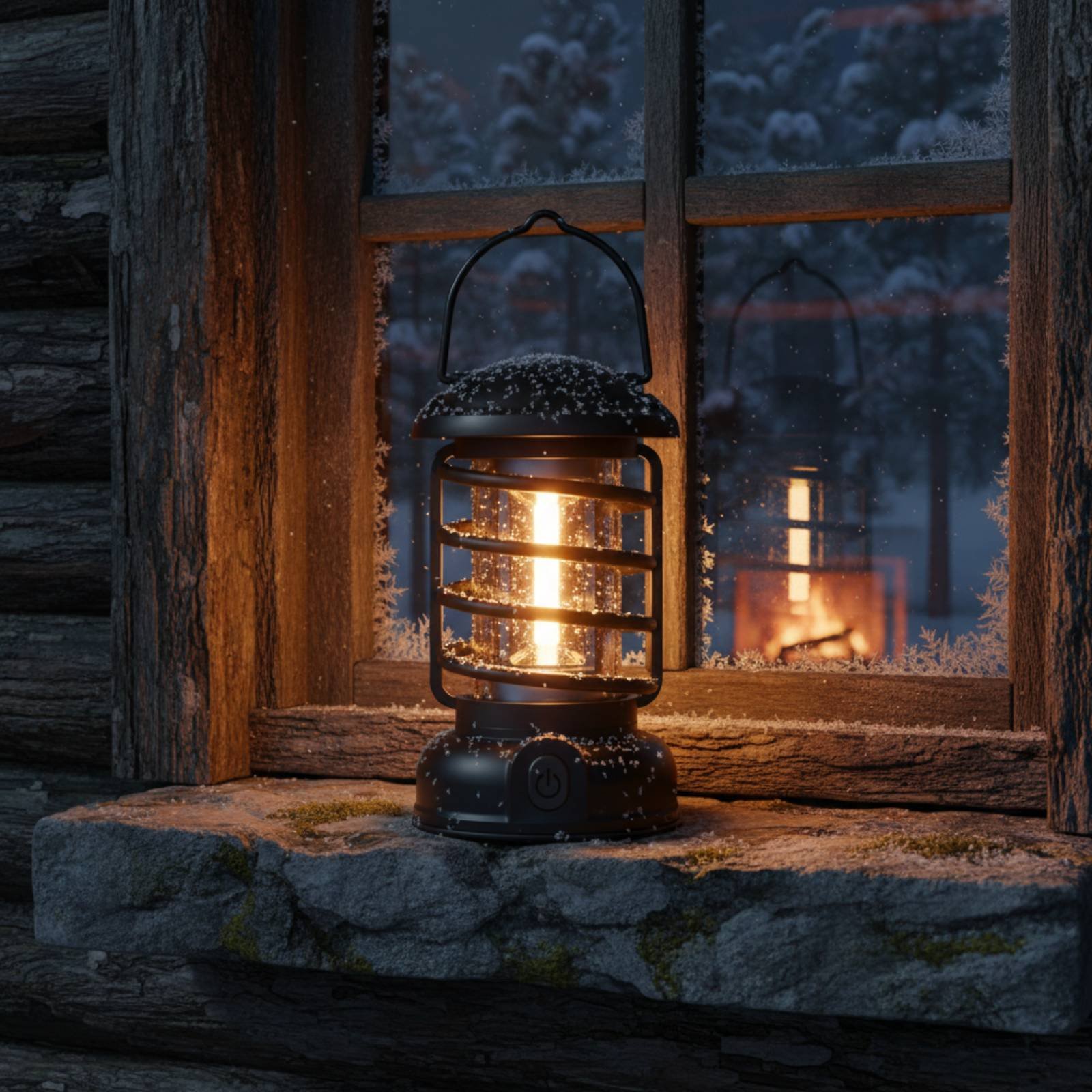 Retro Camping Lantern Two-Way  - огляд і ціна Battery Outdoor Camping