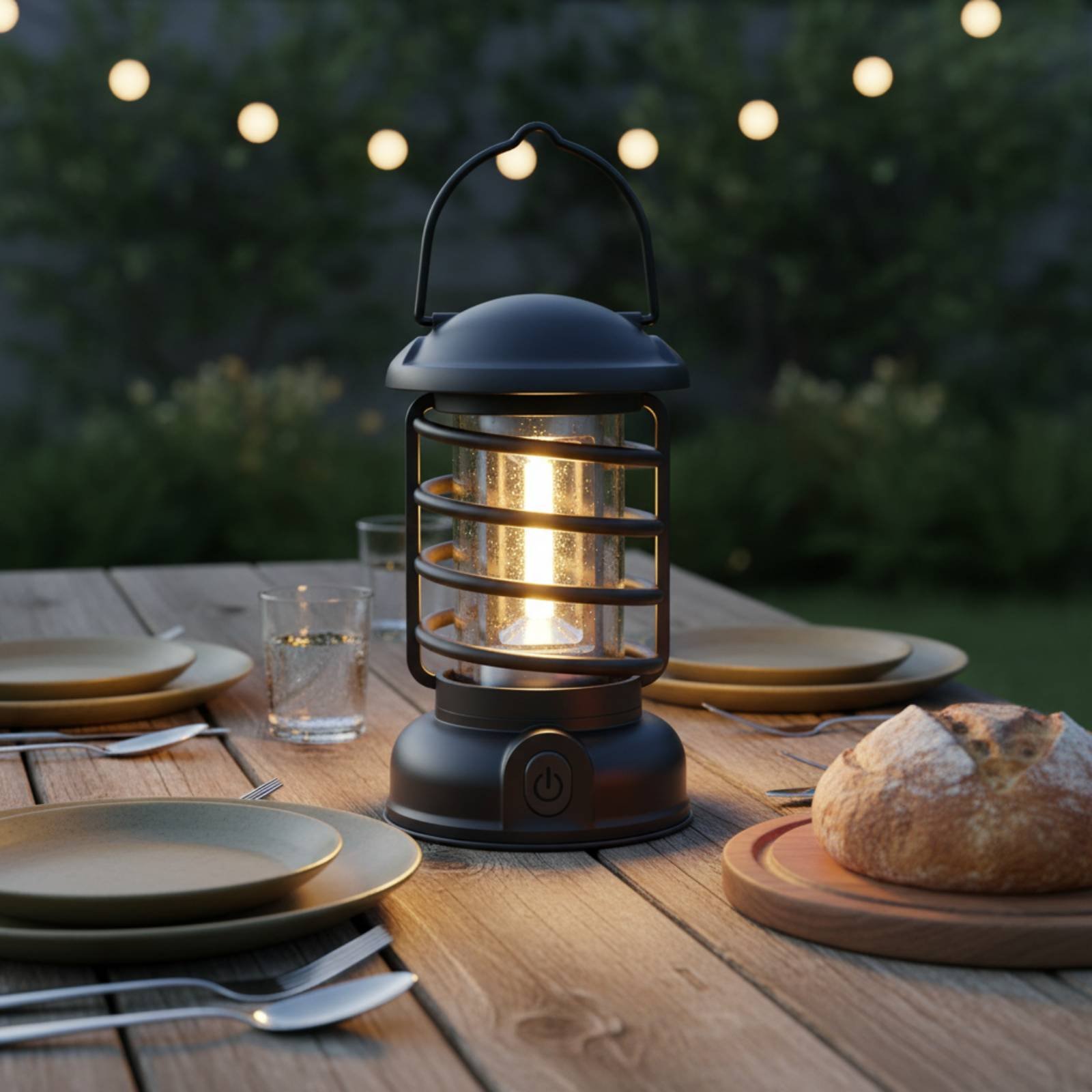 Retro Camping Lantern Two-Way  - огляд і ціна Battery Outdoor Camping