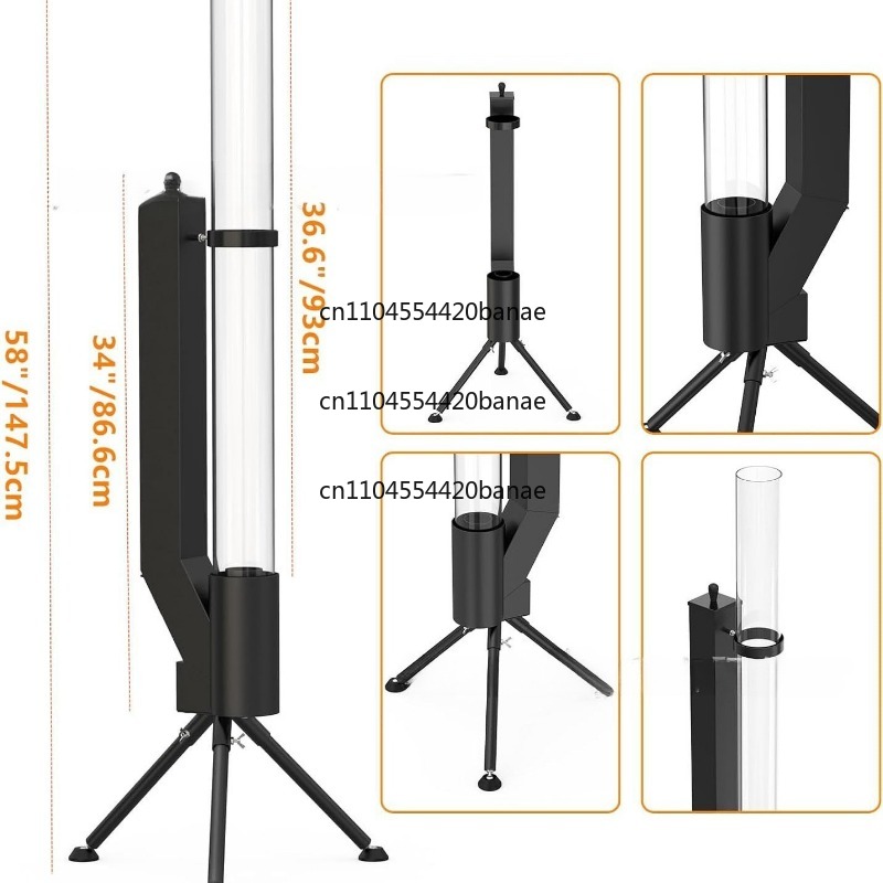 Vertical wood-burning rocket s - огляд і ціна Outdoor Camping Wood Burning Stove