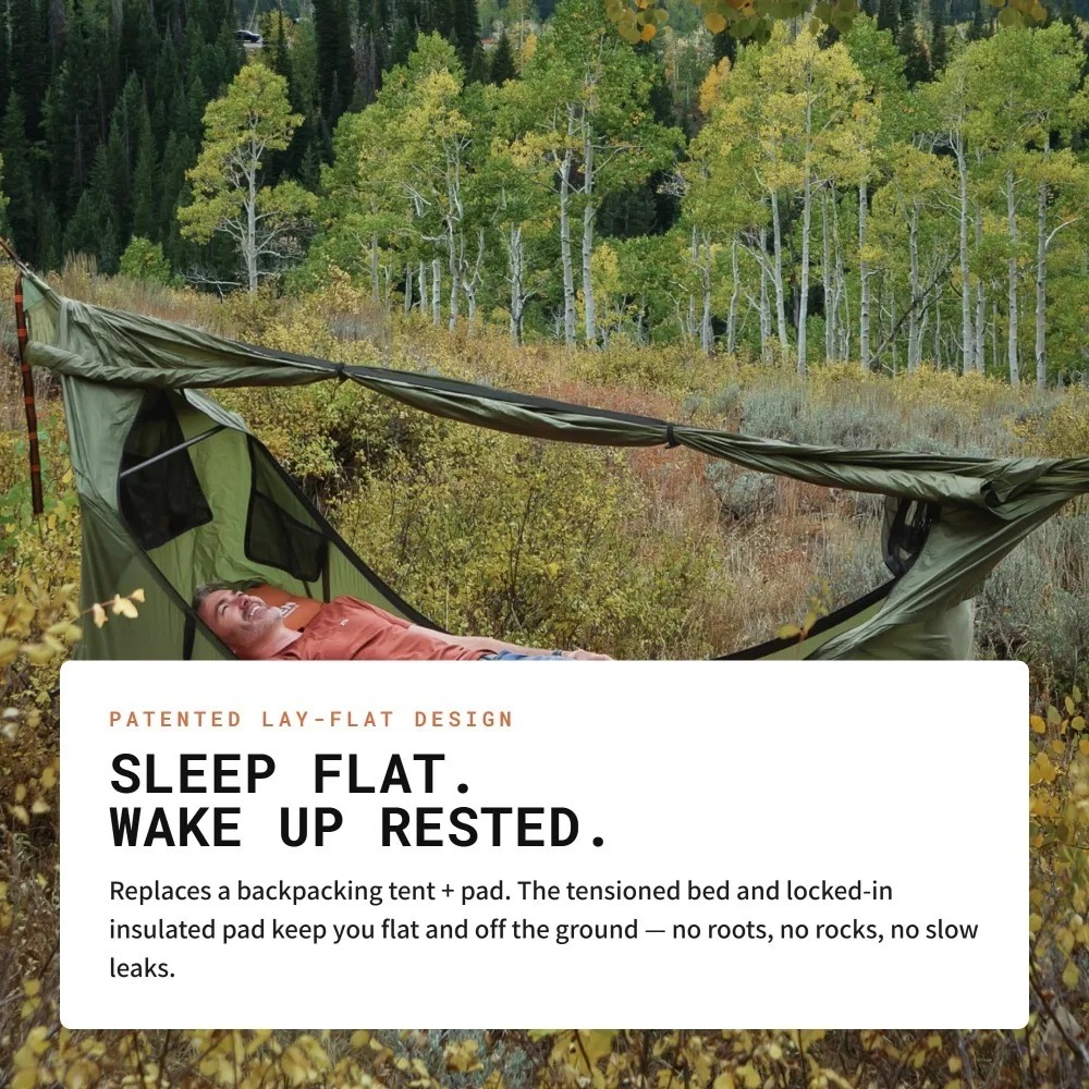 Flat Hammock with Mosquito Net - огляд і ціна Outdoor Camping Hammock