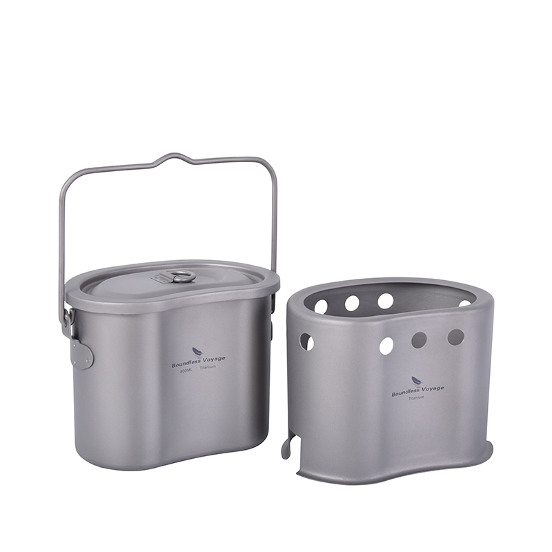 Boundless Voyage Titanium Cook - огляд і ціна Outdoor Camping Wood Stove