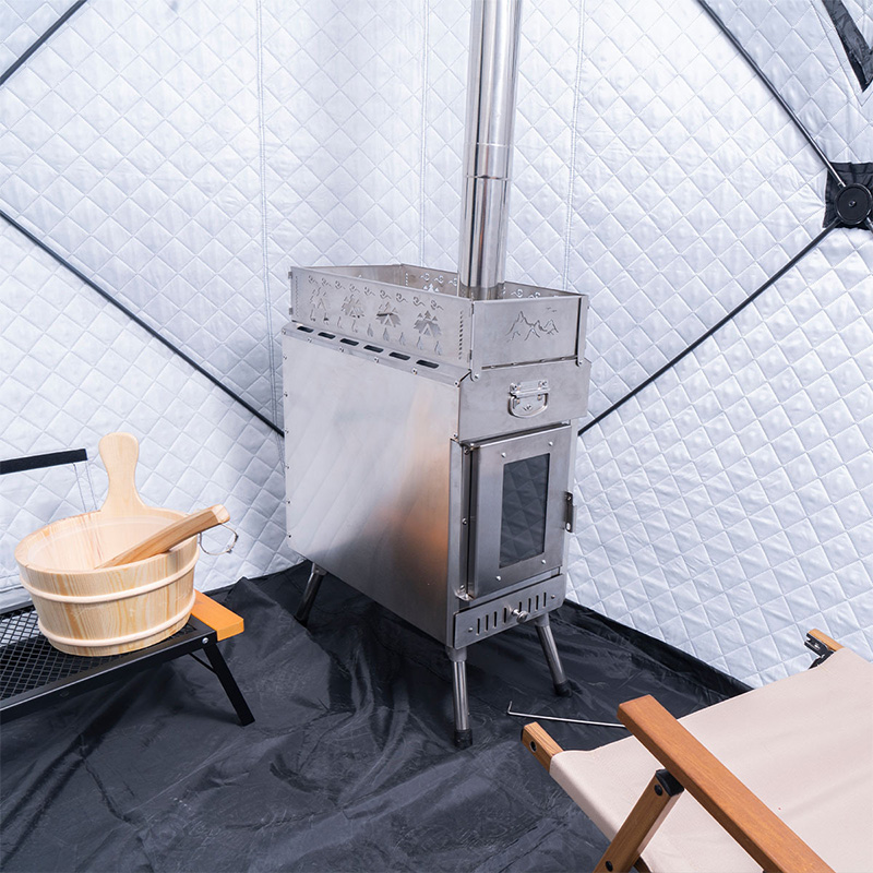 Portable Sauna Stove Wood-Burn - огляд і ціна Outdoor Camping Wood Burning Stove