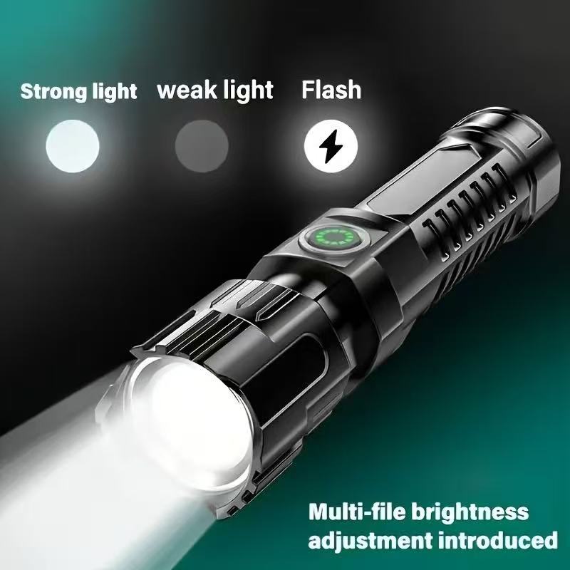 New High-power Led Flashlight  - огляд і ціна Battery Outdoor Camping