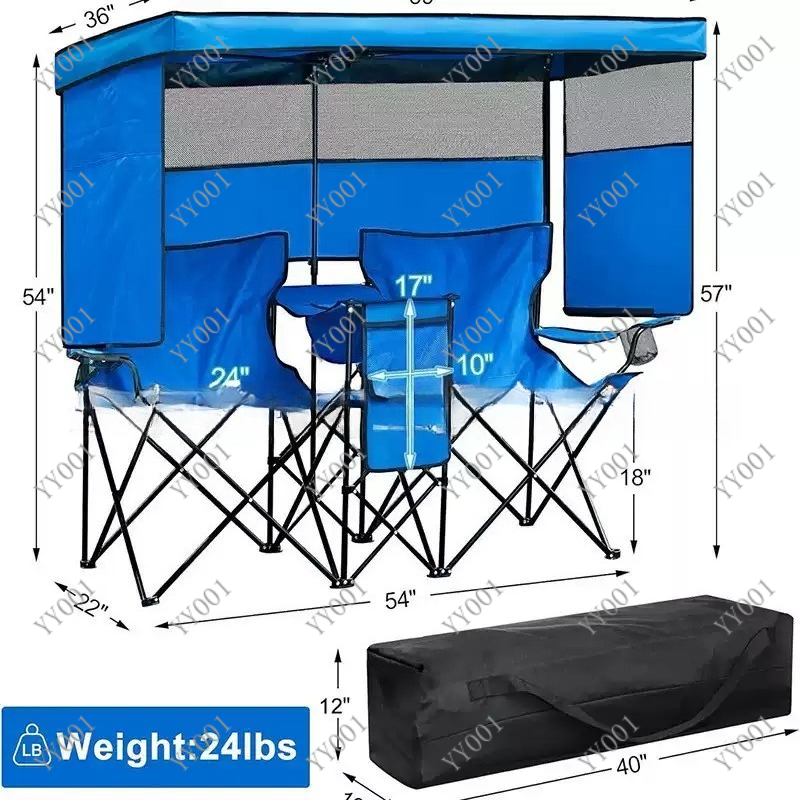 Portable Double Folding Campin - огляд і ціна Outdoor Camping Folding Chair