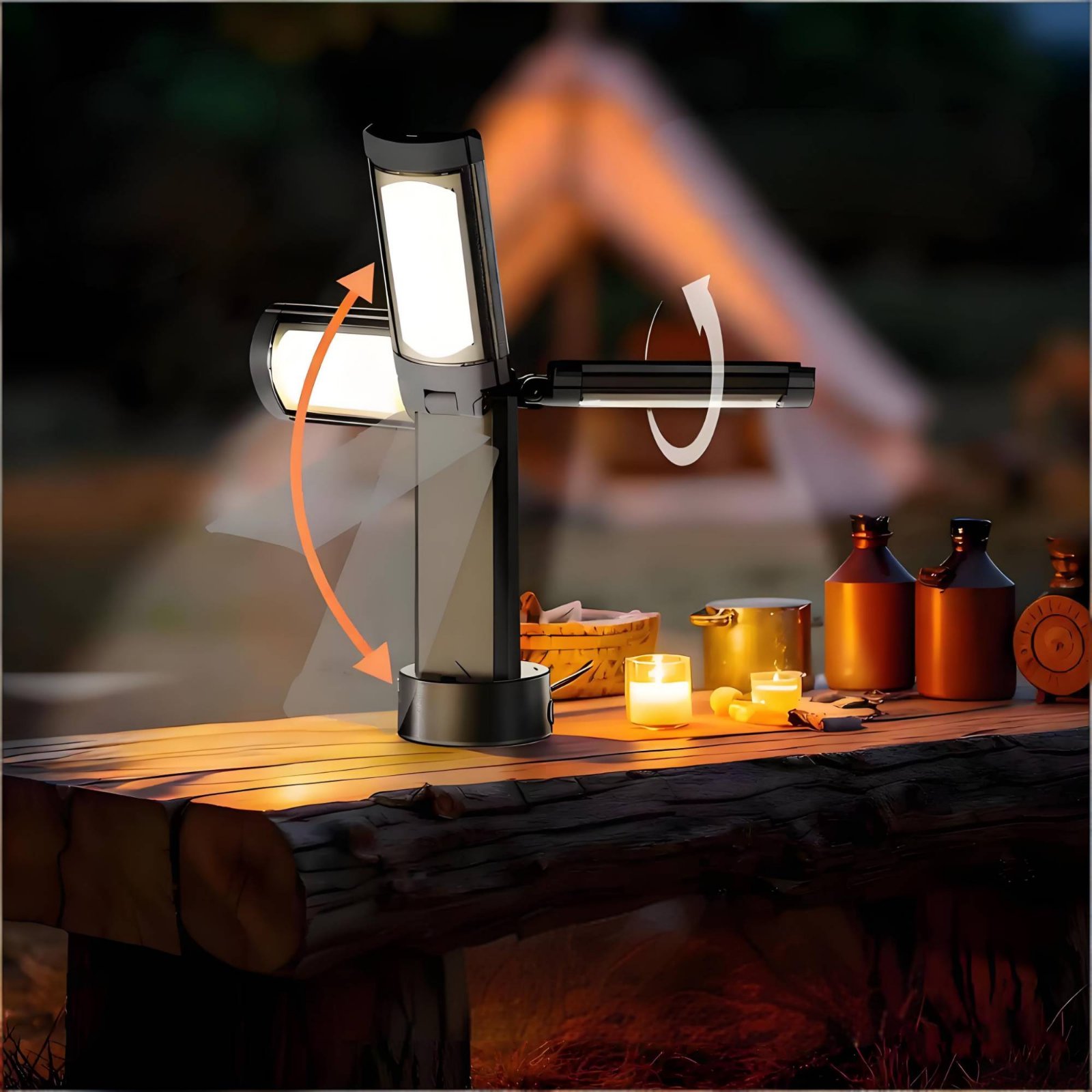 Telescopic Tent Lamp Adjustabl - огляд і ціна Battery Outdoor Camping