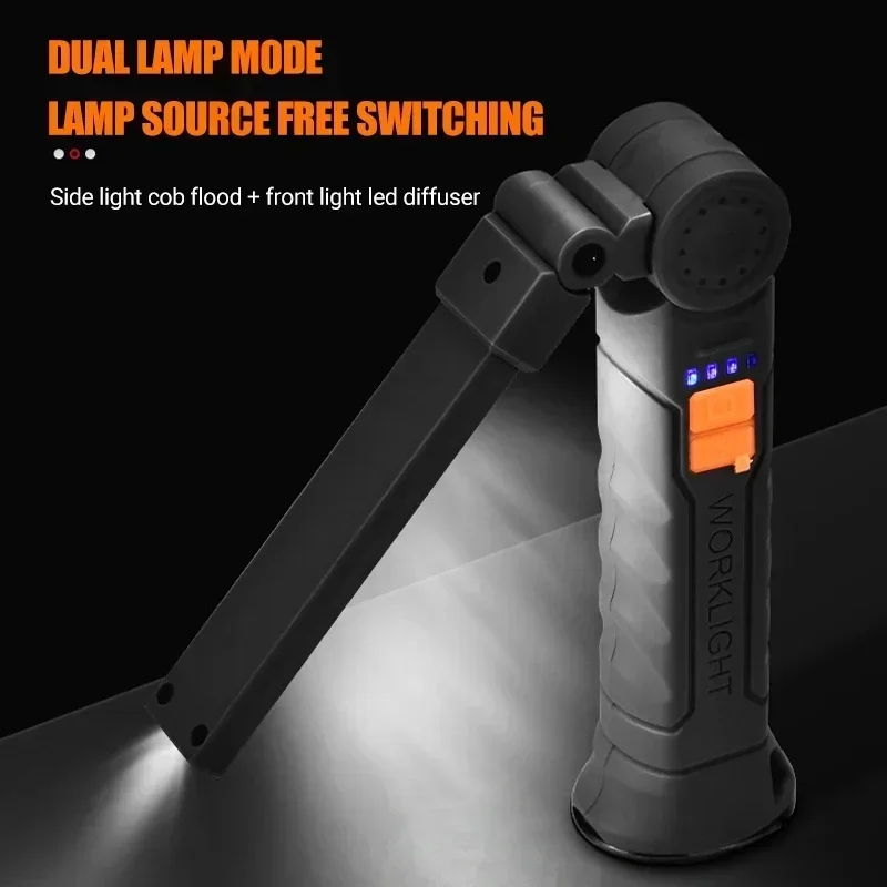 Portable COB LED Flashlight Re - огляд і ціна Battery Outdoor Camping