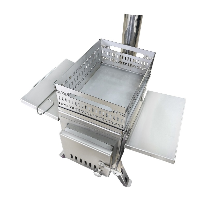 Stainless Steel Sauna Stove fo - огляд і ціна Outdoor Camping Wood Burning Stove