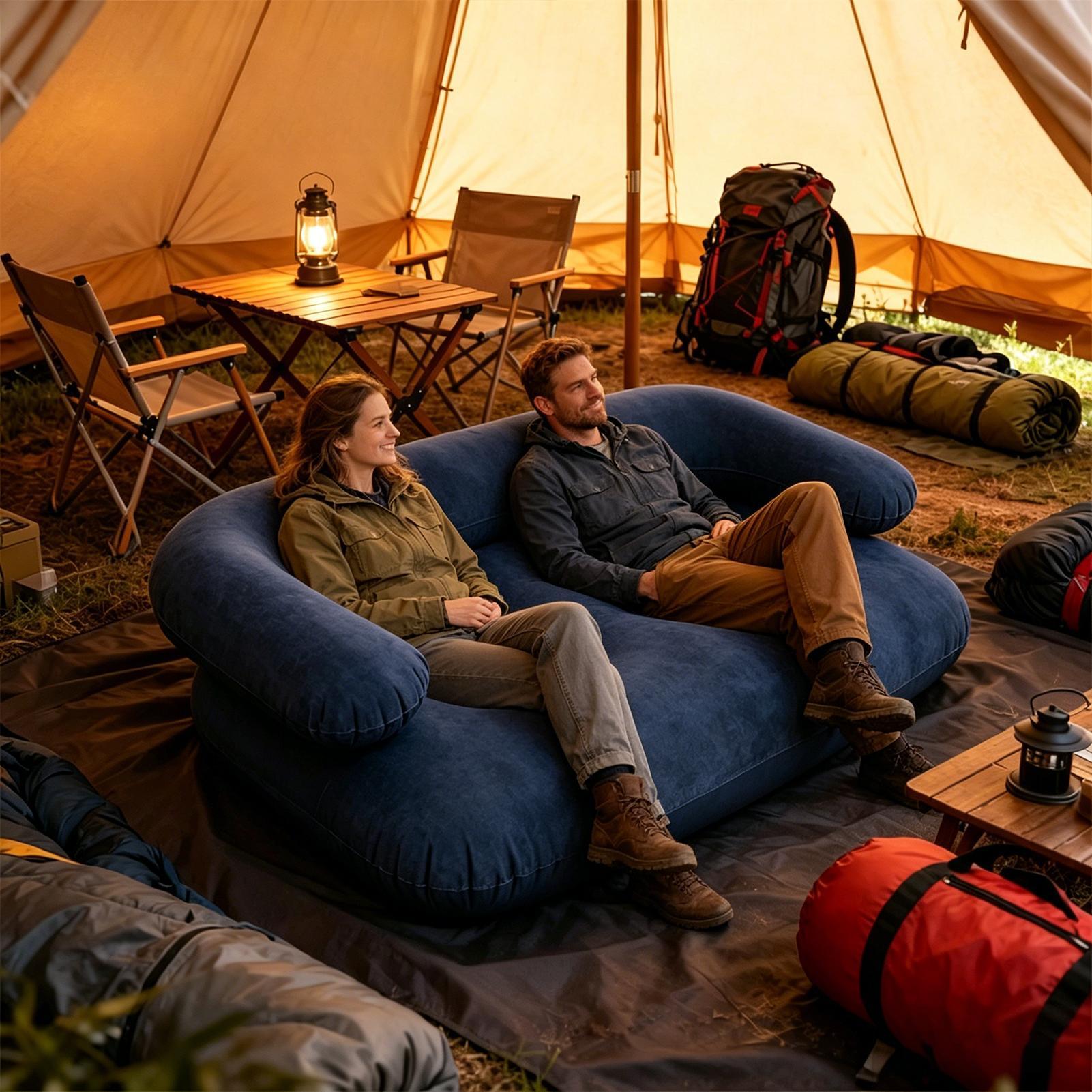 Inflatable Couch for Camping I - огляд і ціна Outdoor Camping Decke
