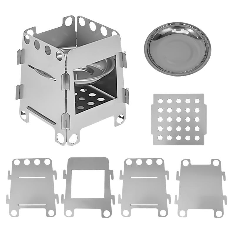 1 Set Lightweight Folding Camp - огляд і ціна Outdoor Camping Wood Stove