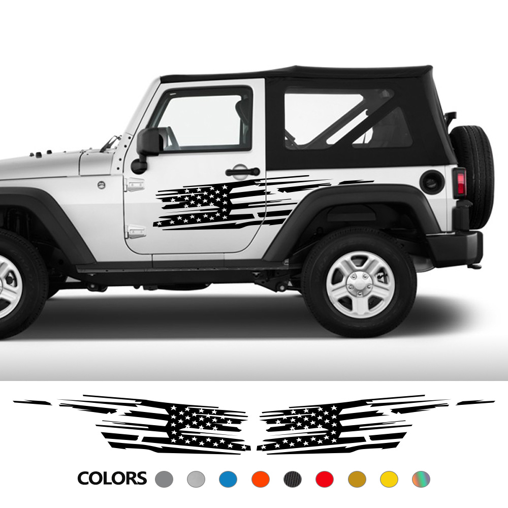 Car Door Side Stickers For Jee - огляд і ціна Outdoor Camping Jeep