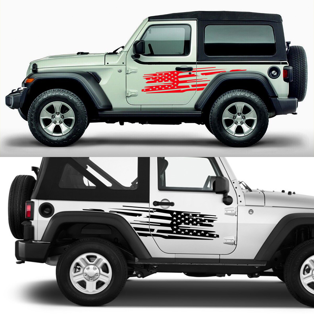 Car Door Side Stickers For Jee - огляд і ціна Outdoor Camping Jeep
