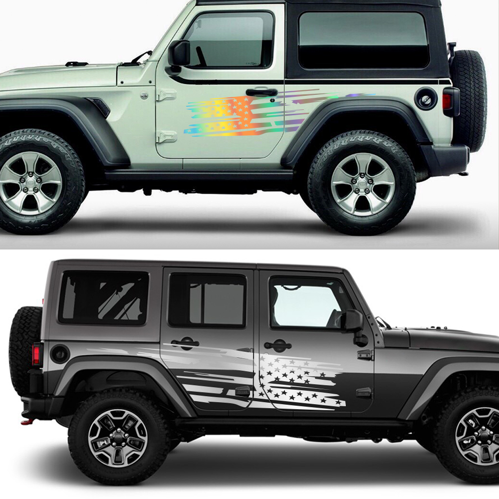 Car Door Side Stickers For Jee - огляд і ціна Outdoor Camping Jeep
