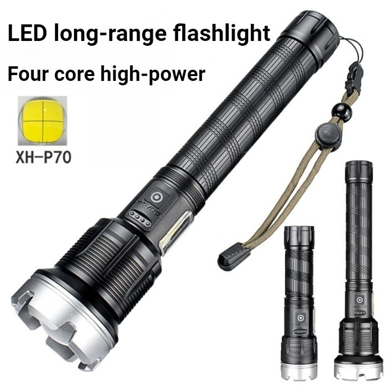 High-power LED Flashlight Tele - огляд і ціна Outdoor Camping And Fishing